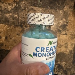 Creatine Monohydrate Gummies for Men & Women, 90ct Blueberry (Noavii)