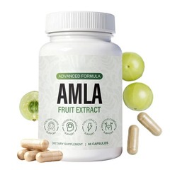 Organic Amla Capsules 1000mg – Indian Gooseberry Amla Fruit Supplement