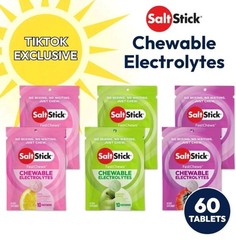SaltStick Electrolyte FastChews – 60 Count Variety Pack – Chewable Electrolyte