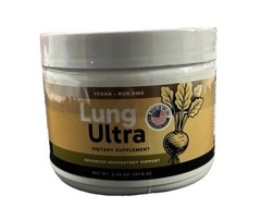 Pure Well Health Lung Ultra Respiratory Support Powder, Apple, Vegan 3.44oz