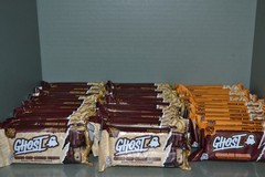 (38) Ghost Protein Bars, 2 Flavors, 2.3 oz Each, 20 g Protein, BB Date 07/2026+