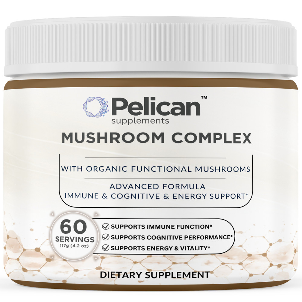 Pelican Mushroom Complex Powder – Immune & Cognitive Support