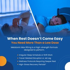 60mg Melatonin Max High Dose