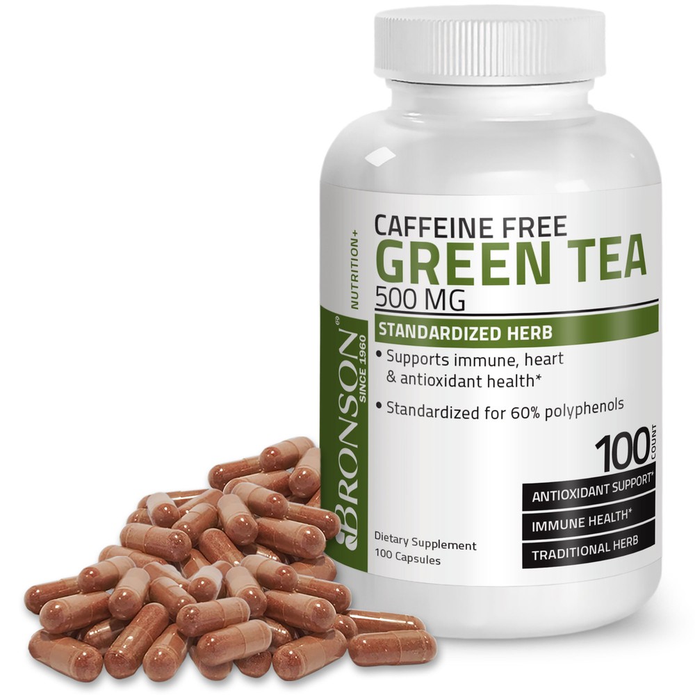 Bronson Green Tea Extract Boost Metabolism & Weight Loss 500mg, 100 Capsules