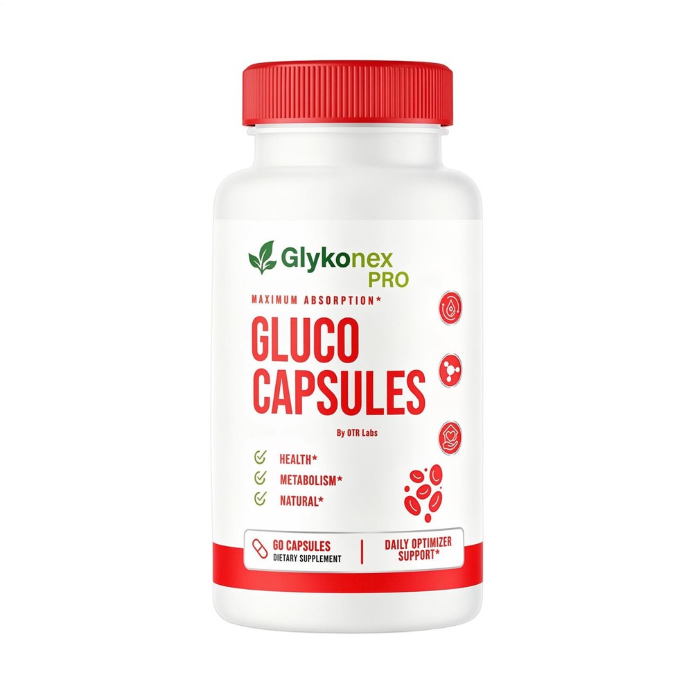 GlykoNex Gluco Capsules Blood Health Support Dietary Supplement 60 Capsules