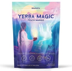 Yerma Magic Yerba Mate Peach Mango Powder 30 Servings Sealed Exp 2027 Drink Mix