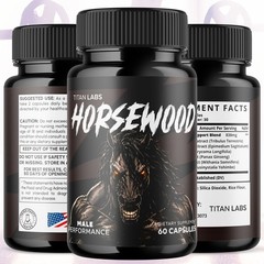 (1 Pack) Horsewood Advanced Male Health Support Formula Horse Wood 60 Capsules