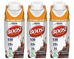 BOOST Very High Calorie Nutritional Drink Strawberry 8 FL OZ (Pack of 3)