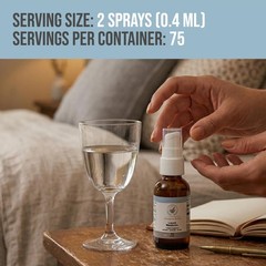 Fast-Acting Melatonin Sleep Spray – 3mg Liquid Formula – 30ML