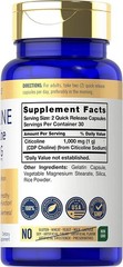 Citicoline CDP Choline | 1000mg | 60 Capsules | Highest Potency | by Carlyle