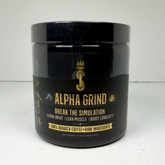 Alpha Grind – Instant Maca Coffee + Natural Energy + Brain Nootropic – Exp 9/27