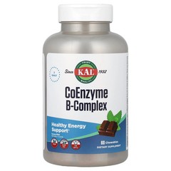 2 X KAL, Coenzyme B-Complex, Cocoa Mint, 60 Chewables