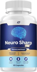 Neuro Sharp Memory and Focus Support Capsules (1 Pack – 60 Capsules) New