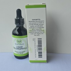 Benevolent Nourishment Liquid Chlorophyll Drops 2 fl oz Alcohol Free Peppermint