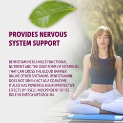 Benfotiamine Supplement 600mg 30 To120 Capsules with Turmeric & Ashwagandh