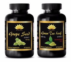 Antiaging capsules – GRAPE SEED EXTRACT – GREEN TEA EXTRACT COMBO – green tea
