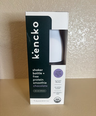 kencko Shaker Bottle + Chocolate Smoothie Mix 1 Packet 35g Plant Protein