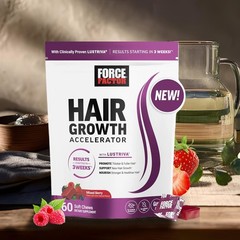 Factor FOKGE Hair Growth Accelerator Soft Chews, Hair Growth Vitamins For Women