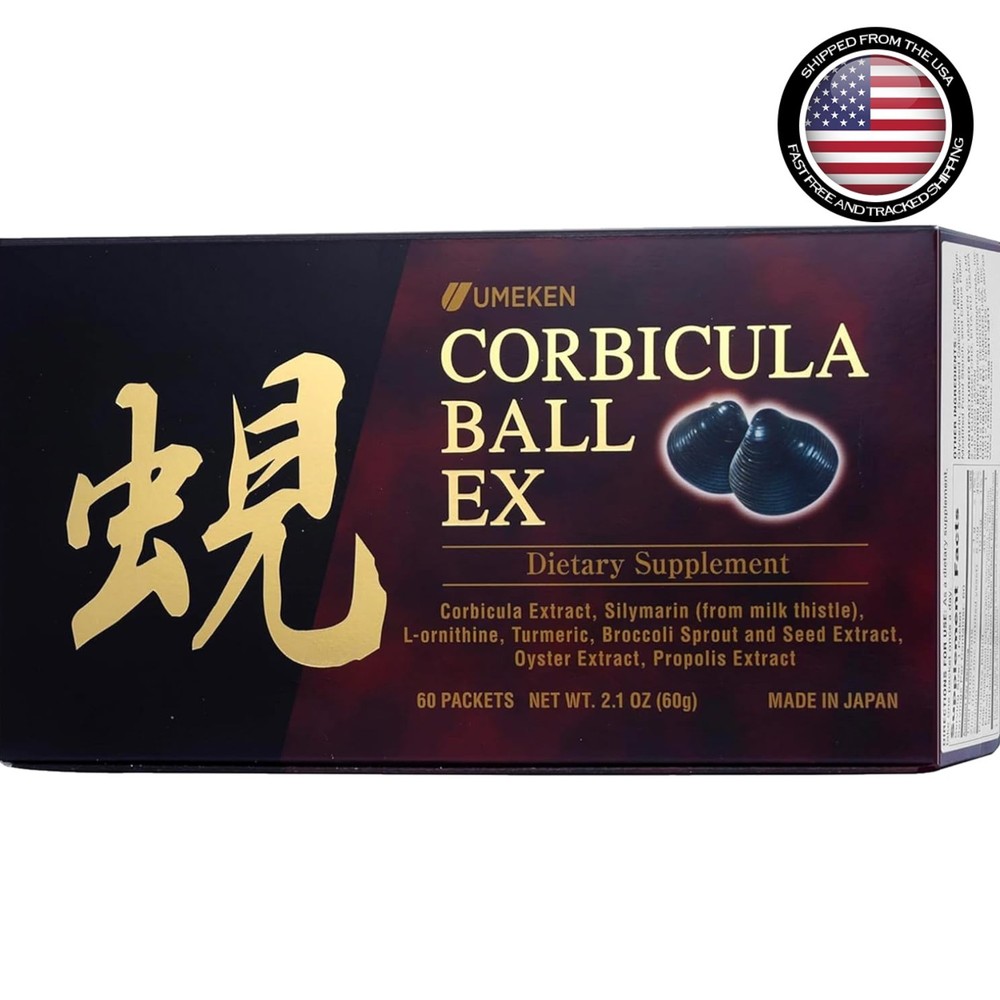 Japanese-Made Corbicula Liver Support with Propolis – 60 Daily Nutrient Packets