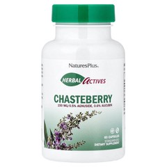 2 X NaturesPlus, Herbal Actives, Chasteberry, 150 mg, 60 Capsules
