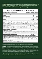 Organic Greens Powder + 20 Plus Superfoods 5.18 Oz by Nature’s Truth Exp 03/27