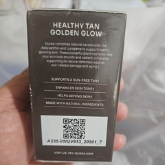 Ourea Healthy Tan Golden Glow – 30 CAPS – EXP : 2027 NEW SEALED