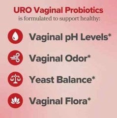 3 PACK URO O Positiv Vaginal Probiotics for Women pH Balance w/ Prebiotic 180 ct