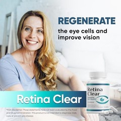 Advanced Retina Clear Support Vision Supplement – Eye Health Formula Lutein Zeax