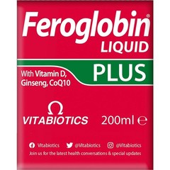 Vitabiotics Feroglobin 200ml Plus Liquid 6.8 Fl Oz (Pack of 1)