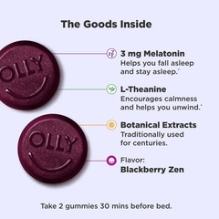 Restful Sleep Melatonin Gummies, 50 Ct
