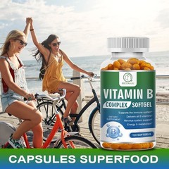 3Pack Vitamin B-Complex with Inositol & Folic Acid Vitamin B6, B12 Vitamin C