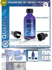 Quantum Innovation Labs Methylene Blue Kit 6g Dropper Mister Lab Or Aquarium Use