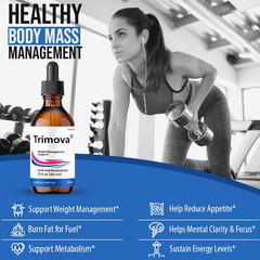 Trimova Weight Loss Drops for Burning Excess Fat & Boosting Energy (30 Servs.)