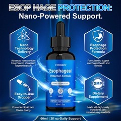 Nano Esophageal Relief Drops Containing Slippery Elm Bark Zinc L Carnosine L 1