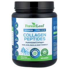 2 X Forest Leaf, Collagen Peptides, Unflavored, 32 oz (908 g)