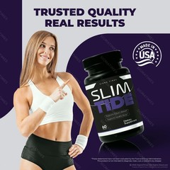 SlimTide Capsules, Slim Tide Weight Loss Support Pills & Energy Supplement 60ct