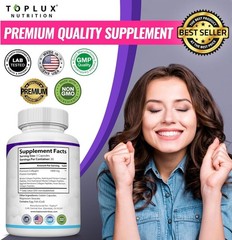 Multi Collagen Peptides tablets 1500mg Type I II III V X 90ct Lux Supplement