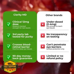 ClarityMD Astaxanthin 30 Softgels Pack of 3 12mg
