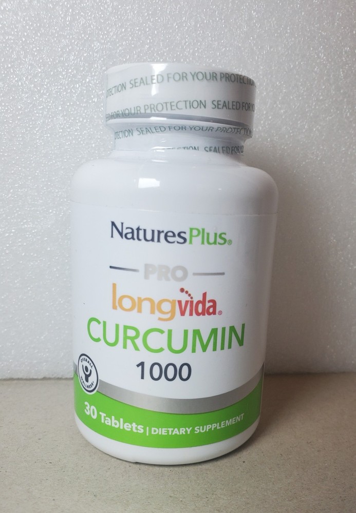 NaturesPlus PRO Longvida Curcumin 1000 mg – 30 Tablets – Promotes Healthy