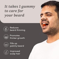 Man Matters Beard Gummies For Men, Pack Of 30 Gummies