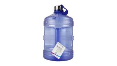 New Wave Enviro Iconic 1 Gallon Round BPA Free Water Bottle 128 Ounces, Blue