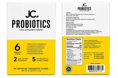 JC Probiotics Powder Digestive Support, 25 Sachets x 2.5g (Halal)