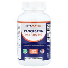 2 X Vitamatic, Pancreatin, 250 Capsules