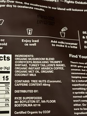 RYZE Mushroom Coffee Organic Vegan 6.35 oz Bags Lot of 2 Exp 12/2027