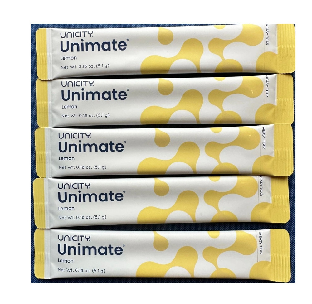Unicity Unimate Natural Lemon or Balance Organe, 5/10/15/30 Packs, Exp 2027