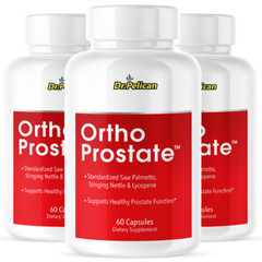 Ortho Prostate- Prostate Support- 3 Bottles- 180 Capsules