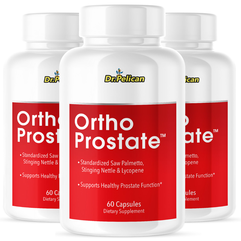 Ortho Prostate- Support Supplement for Men – Urinary & Bladder Health-3 Bottles
