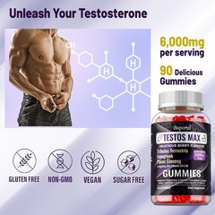 Testos MAX 100pcs, Male Strength, Reduce Fatigue, Improves Athletic Performance