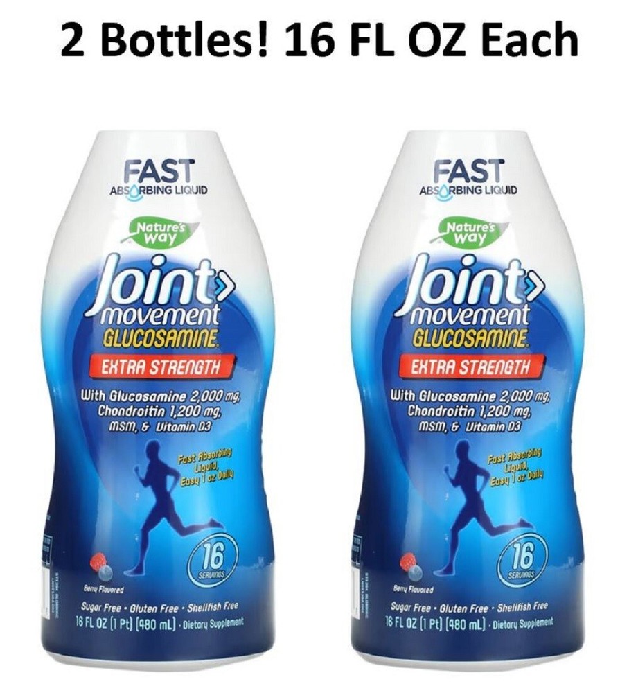 Joint Movement Glucosamine Fast Absorbing, 2 x 16 Ounces (2 x 480 mL)