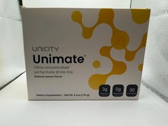 Unicity Unimate Lemon 60 Pkts & Balance 30 Sticks Sealed Exp 09/2027 Free Ship